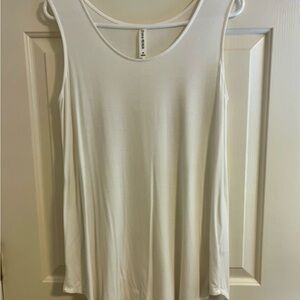 Off-White Tank Top by Zenana